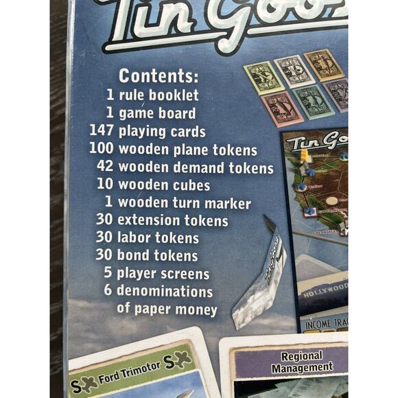 Tin Goose by Matt Calkins 2015 Rio Grande Games, New and Sealed - Picture 4 of 7